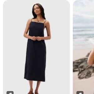 Amour Vert Lilly Pilly's Kai Linen Slip Dress